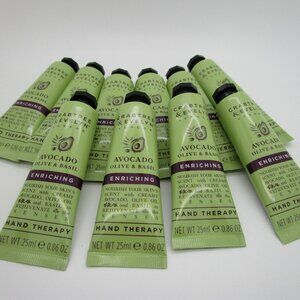 AVOCADO OLIVE & BASIL Crabtree & Evelyn Hand Therapy 0.86 oz ea - Lot of 10